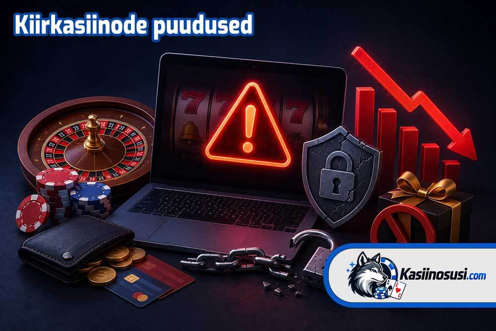 Puudused kiirkasiinodes