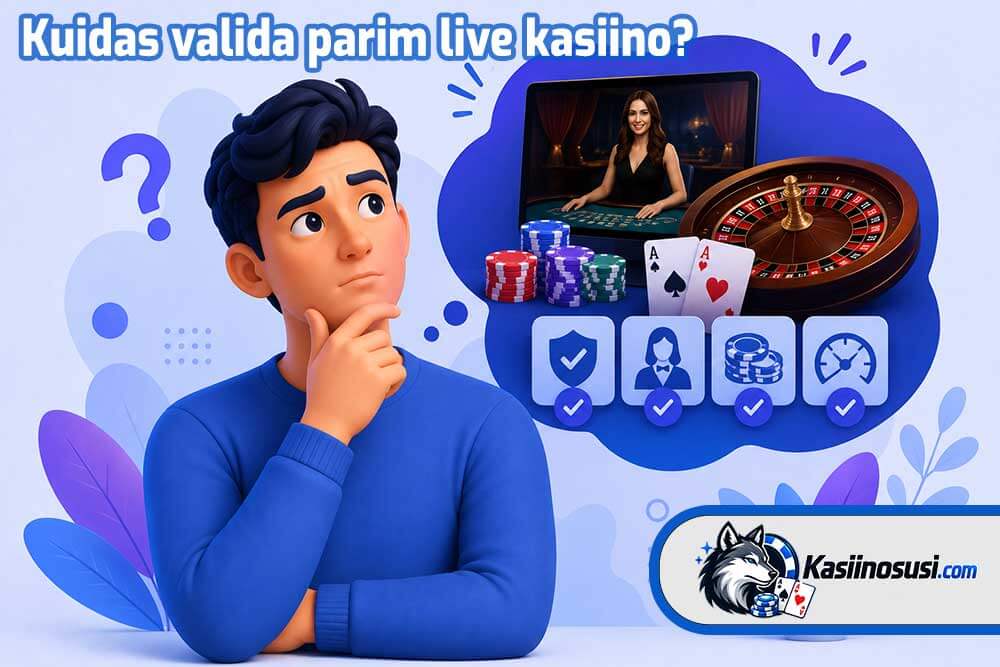 Kuidas leida parimad live kasiinod
